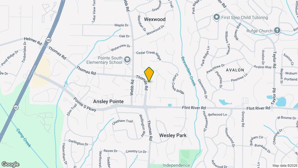 8612 Thomas Rd Map and Location Details