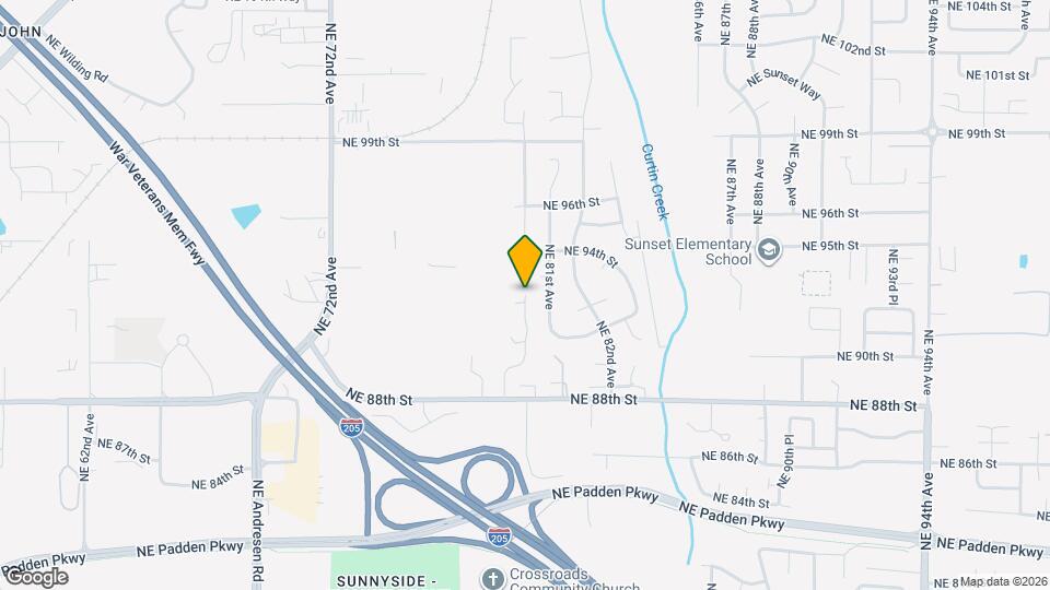 10226 NE 79th Ct Map and Location Details