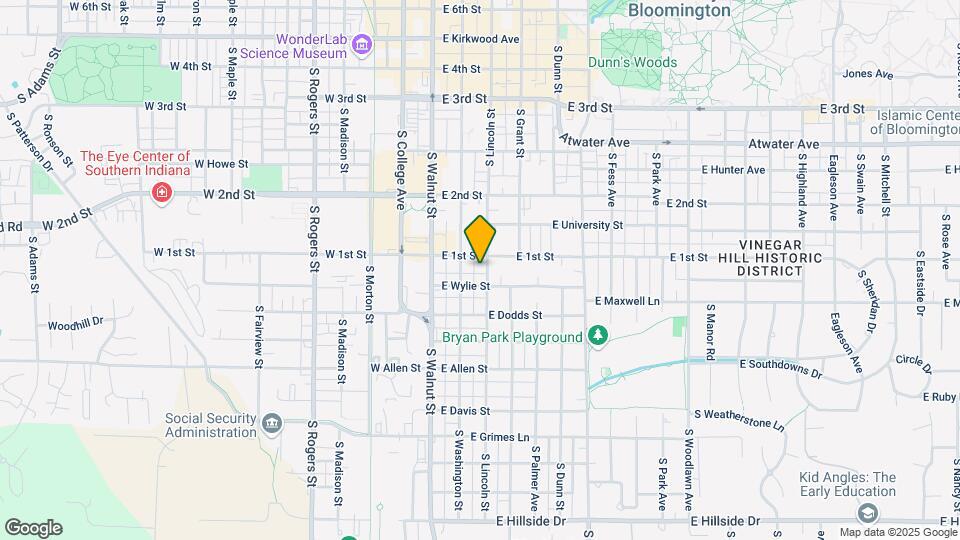 614 S Lincoln St Map and Location Details