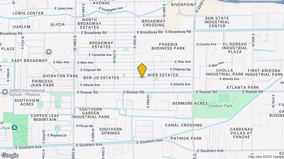 2831 E Mobile Ln Mapa y Detalles de la Ubicación