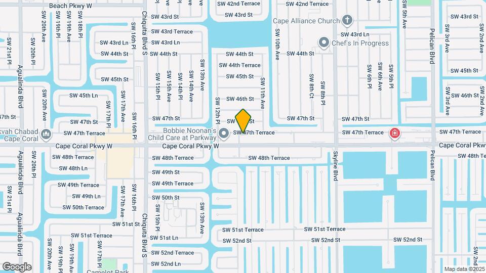 1126 SW 47th Terrace Map and Location Details