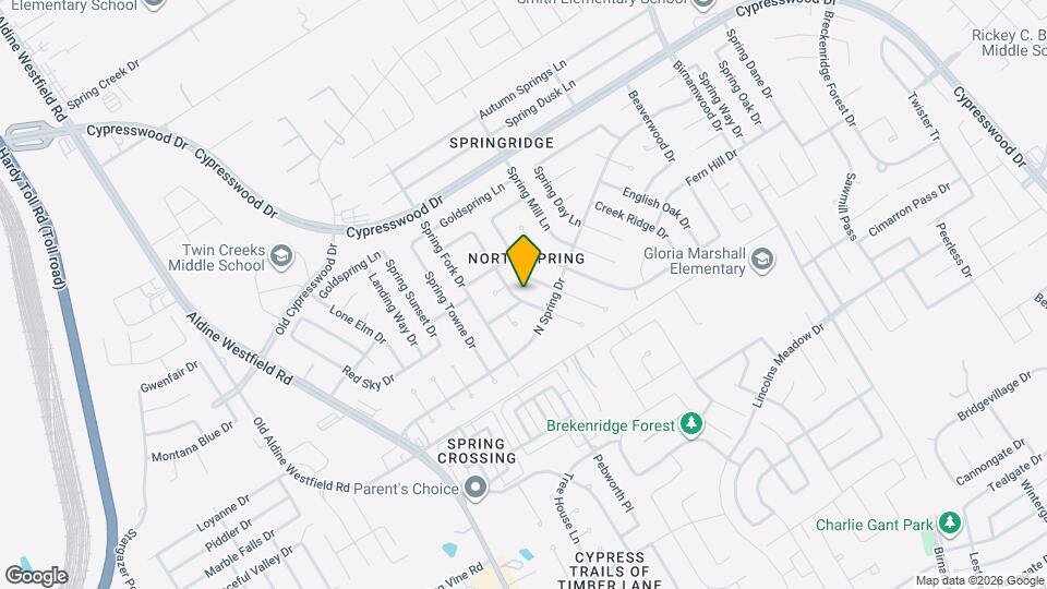 24022 Spring Briar Ln Map and Location Details