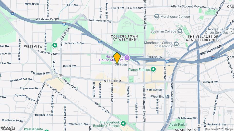 1060 SW Oak St Map and Location Details