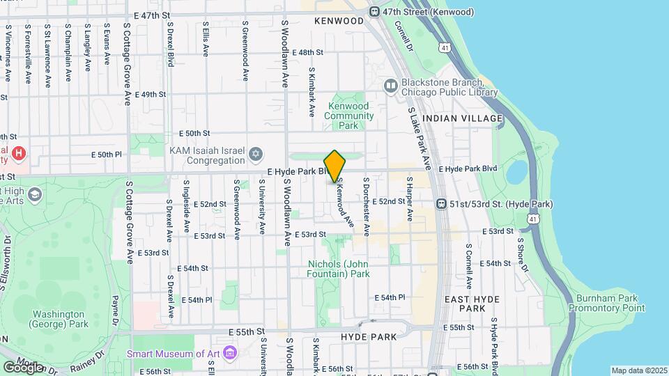 5120 S Kenwood Ave Map and Location Details