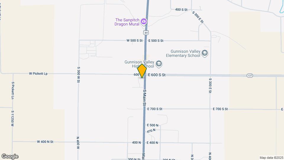 622 S Main St Map and Location Details