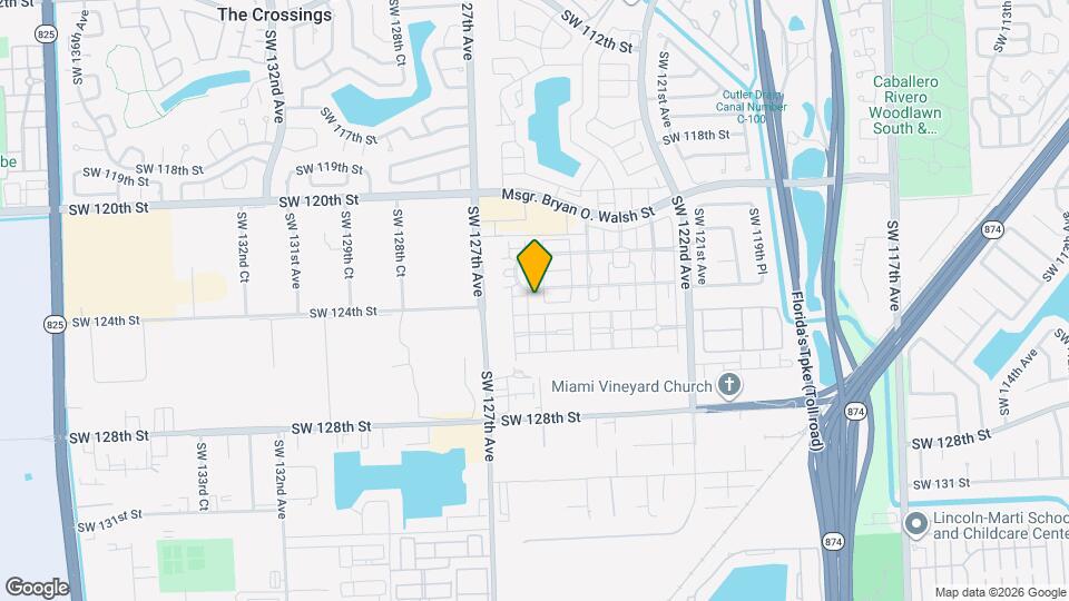 12385 SW 125th Ct Map and Location Details
