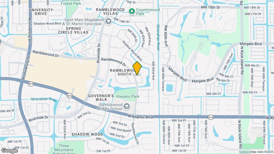 821 Ramblewood Dr Map and Location Details