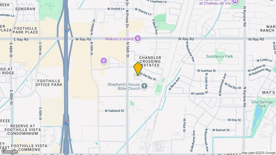 6932 W Monterey St Map and Location Details