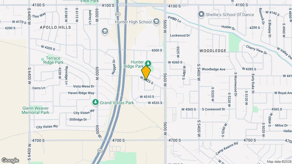 4445 S 5720 W Map and Location Details