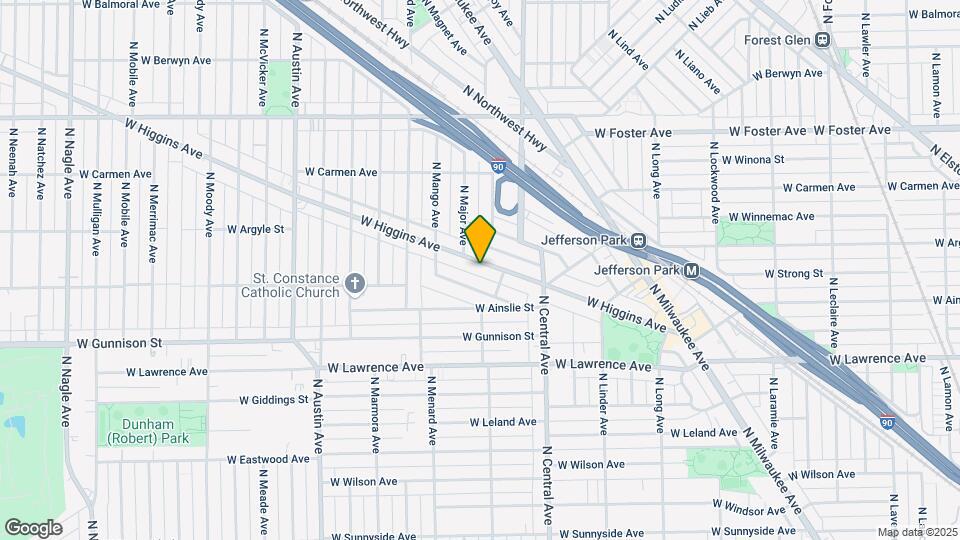 5677 W Higgins Ave Map and Location Details