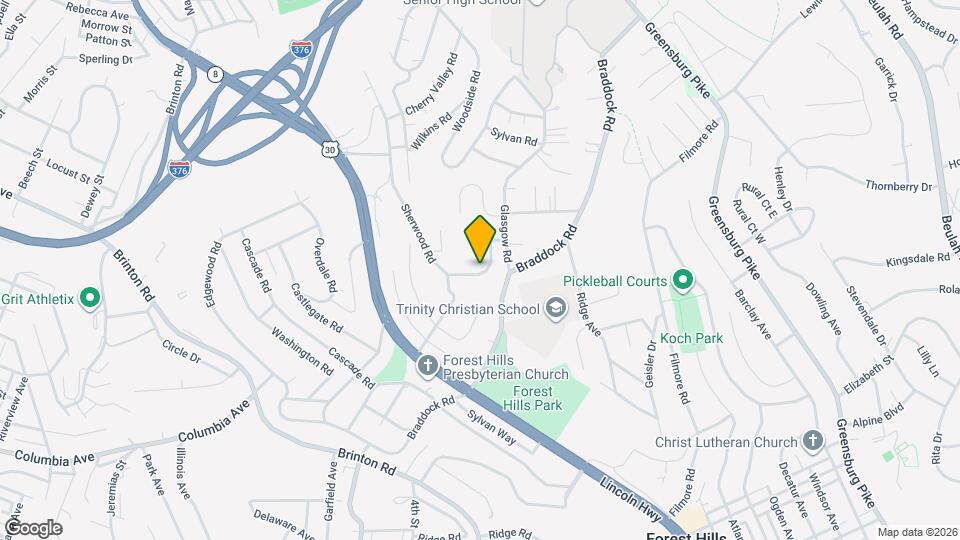1019 Sherwood Rd Map and Location Details