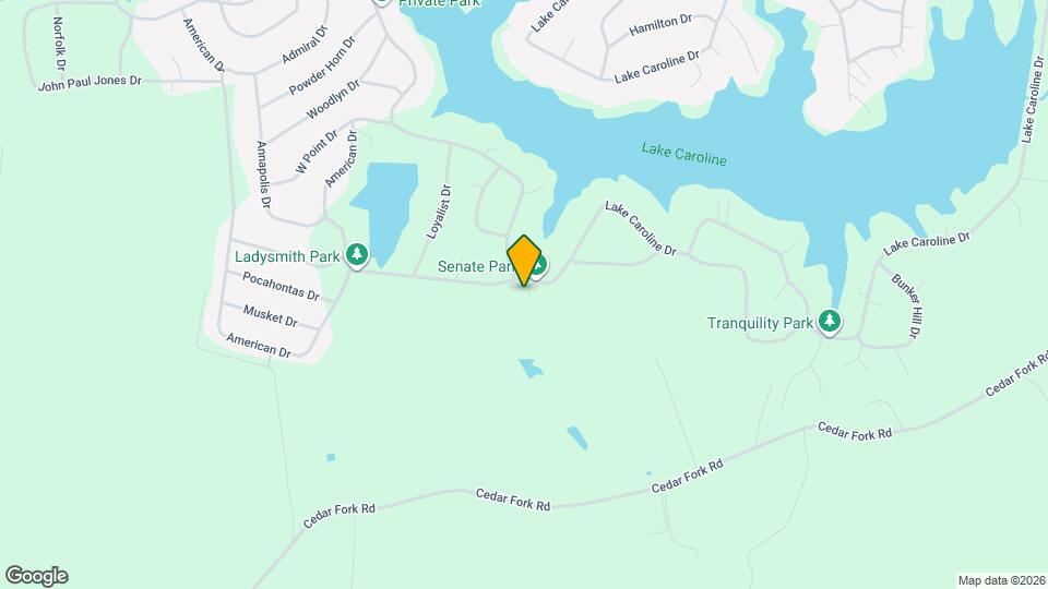 231 Lake Caroline Dr Map and Location Details