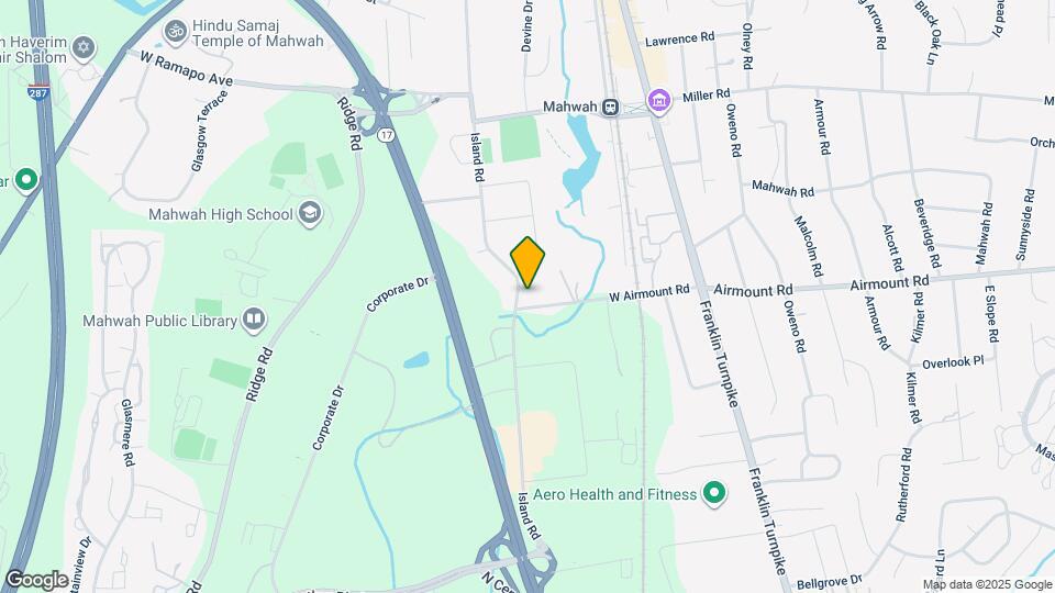 205 Island Rd Map and Location Details