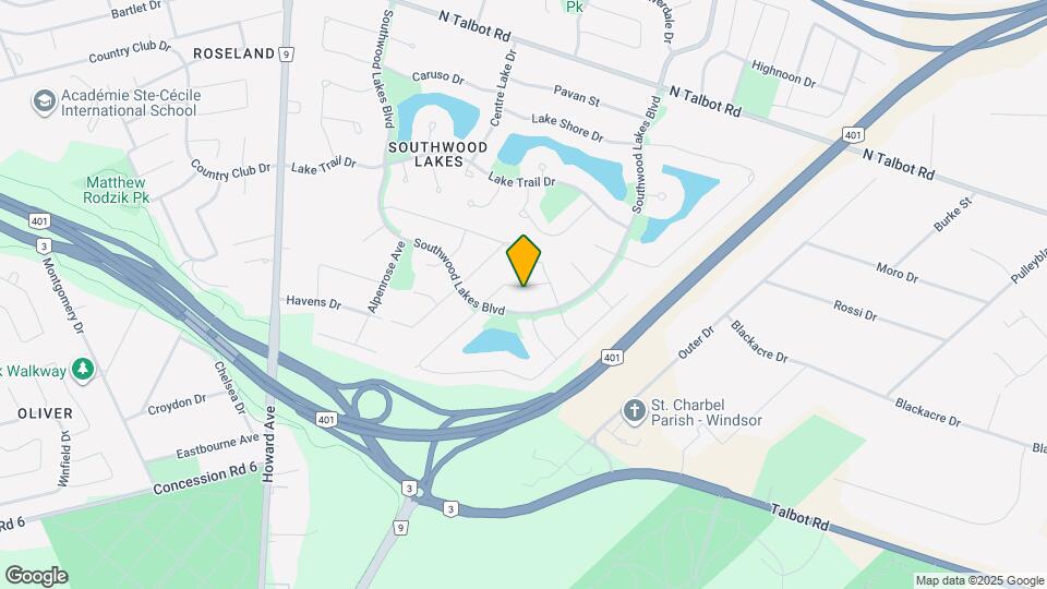 945 Imperial Crescent Map and Location Details