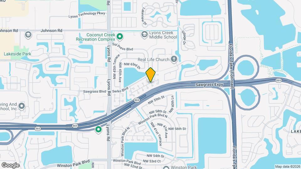 6031 NW 42nd Way Mapa y Detalles de la Ubicación