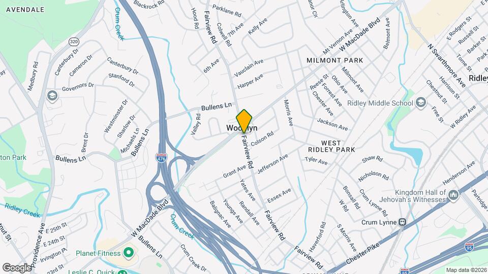 1230 W MacDade Blvd Mapa y Detalles de la Ubicación