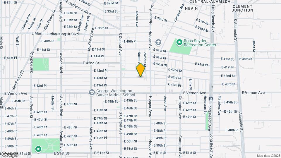 1220 E 43rd St Map and Location Details