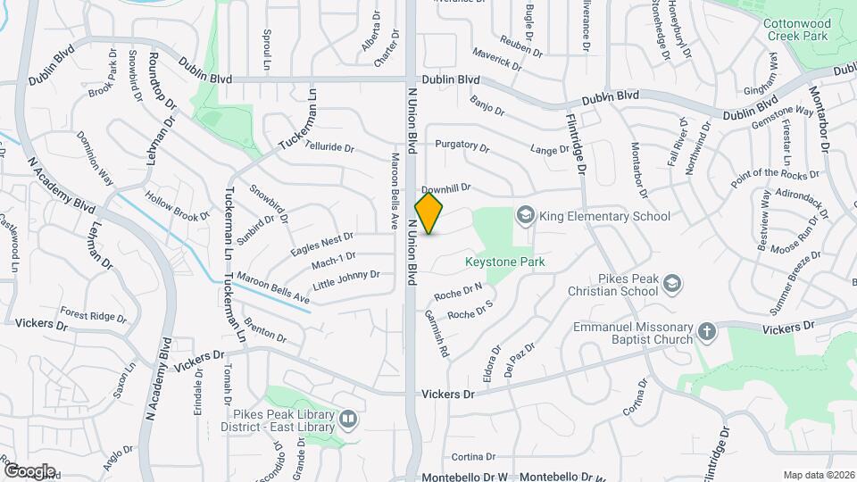 2821 Buttermilk Cir Mapa y Detalles de la Ubicación