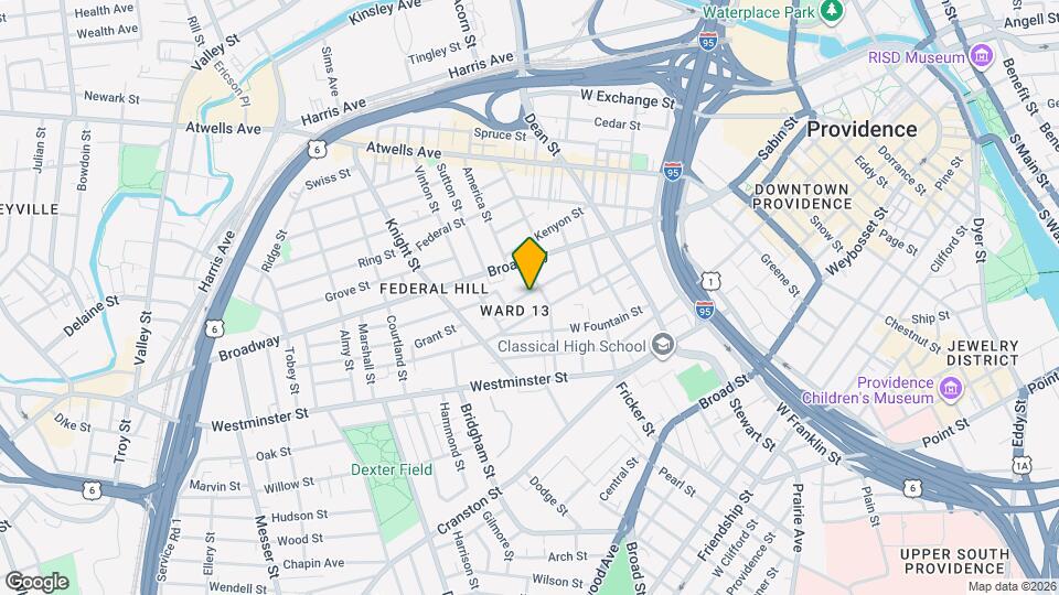 54 Vernon St Map and Location Details