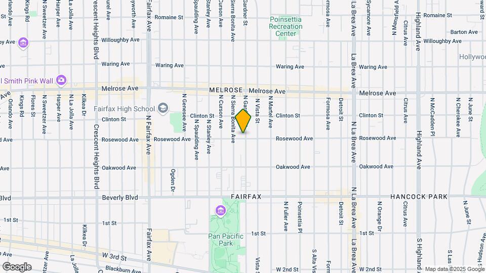 501-503 N Gardner St Map and Location Details