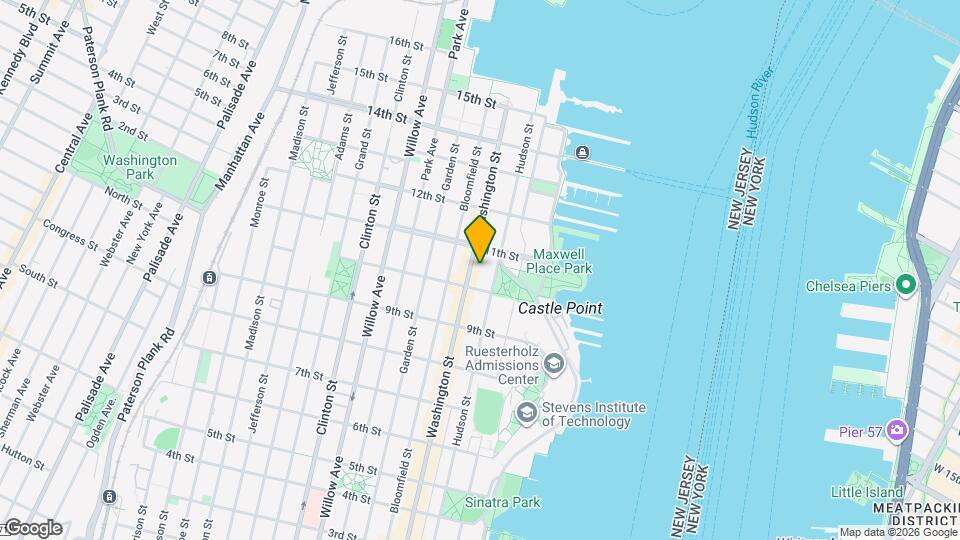 1021 Washington St Mapa y Detalles de la Ubicación