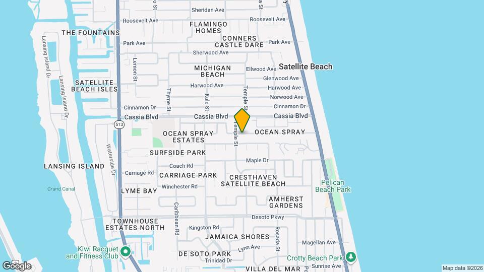 285 Ocean Spray Ave Map and Location Details