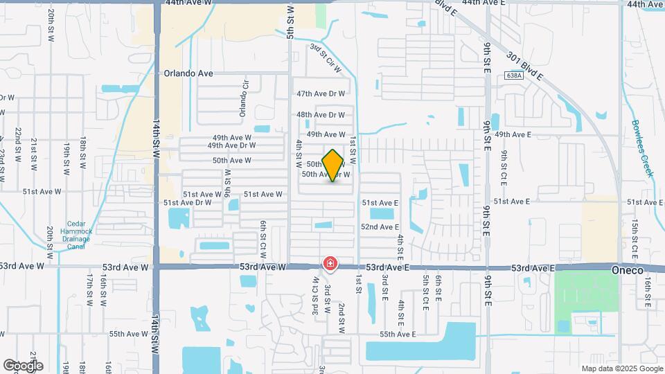 206 50th Avenue Plaza W Map and Location Details