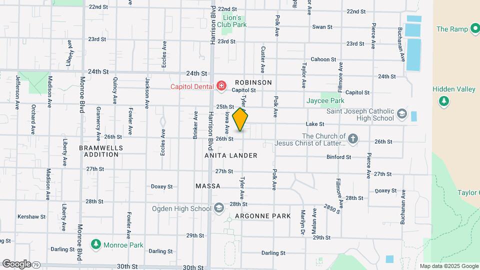 1276 26th St Mapa y Detalles de la Ubicación