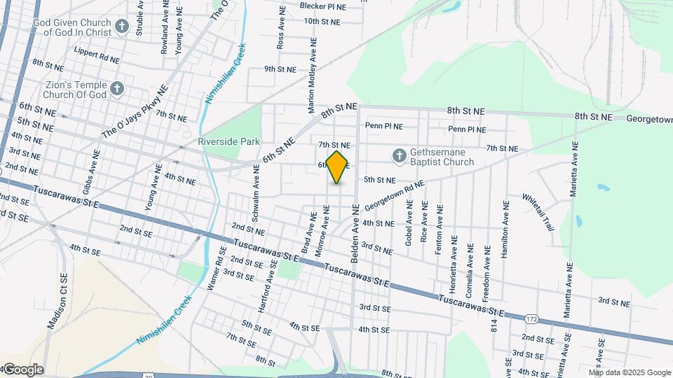 407 Webster Ave NE Map and Location Details