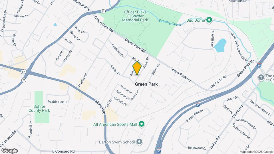 10835 Antrill Dr Map and Location Details