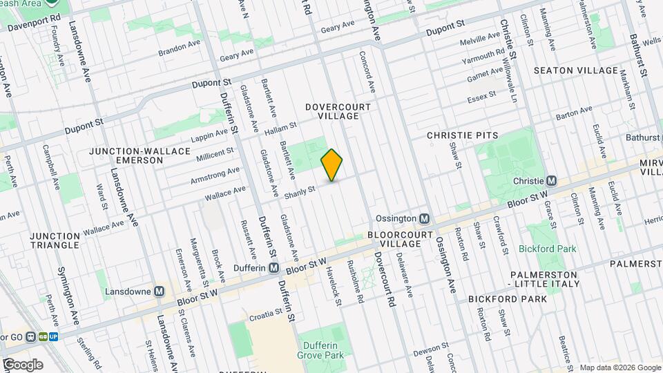 57 Shanly St, Unit Main Floor Map and Location Details
