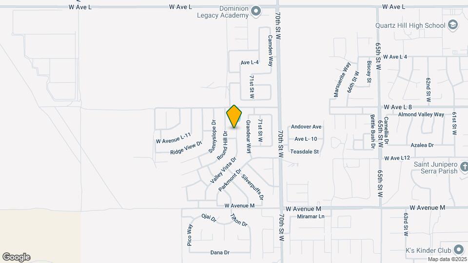 42263 Valley Vista Dr Map and Location Details