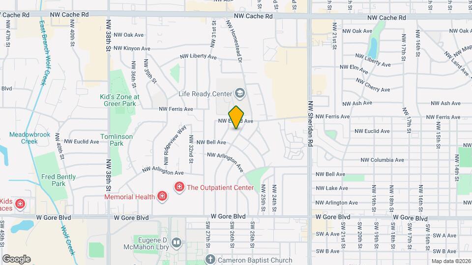 410 NW 29th St Map and Location Details