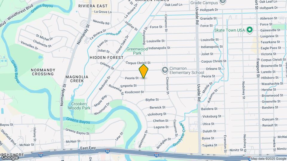 13034 Peoria St Map and Location Details