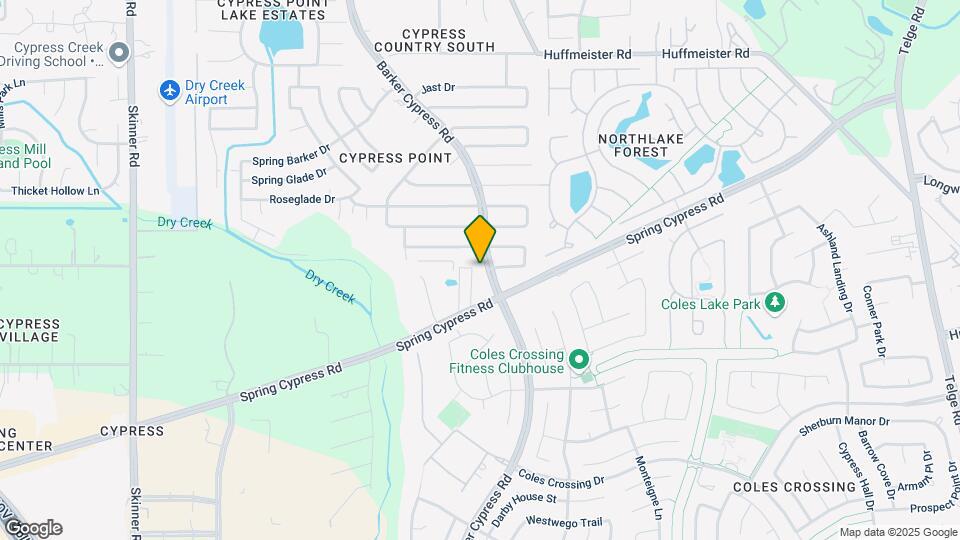 14215 Barker Cypress Rd Map and Location Details