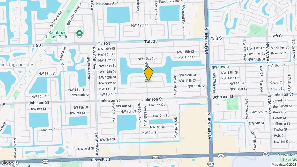 1131 NW 85th Way Map and Location Details