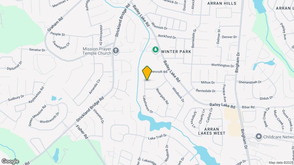 5921 Lake Terrace Ct Map and Location Details