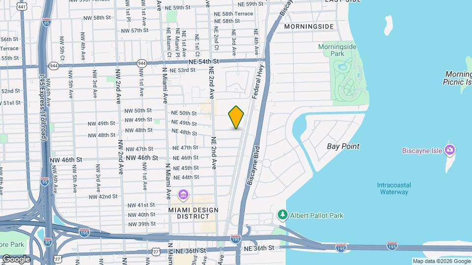 280 NE 48th Terrace Map and Location Details