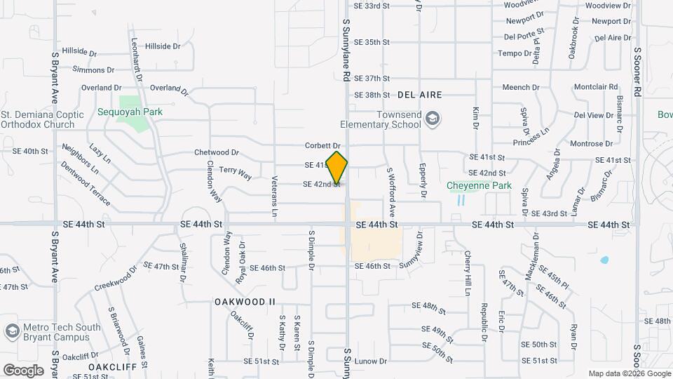 4224 SE 42nd St Map and Location Details