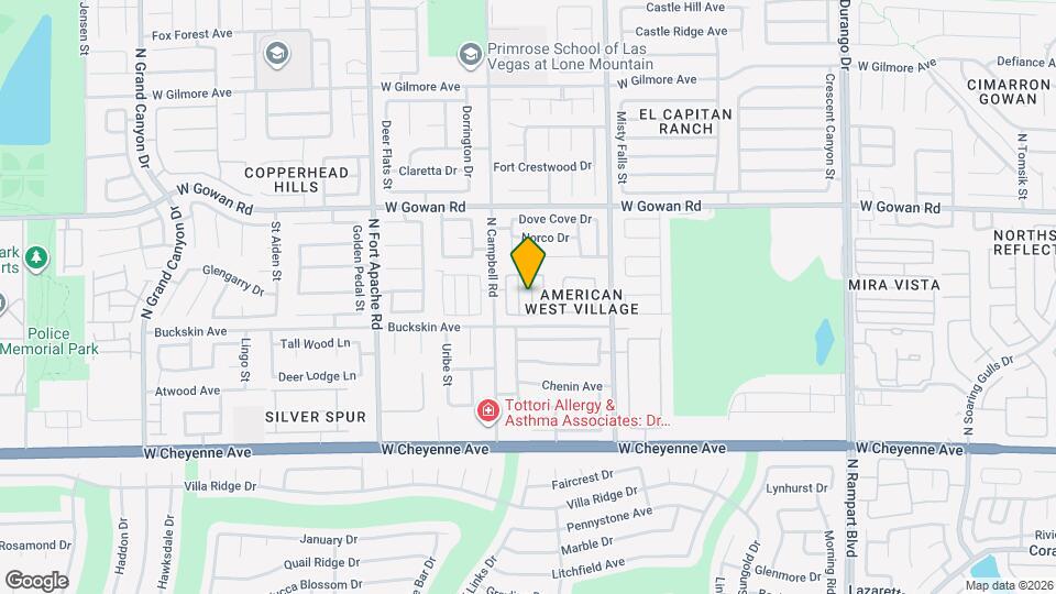 3451 White Mission Dr Mapa y Detalles de la Ubicación