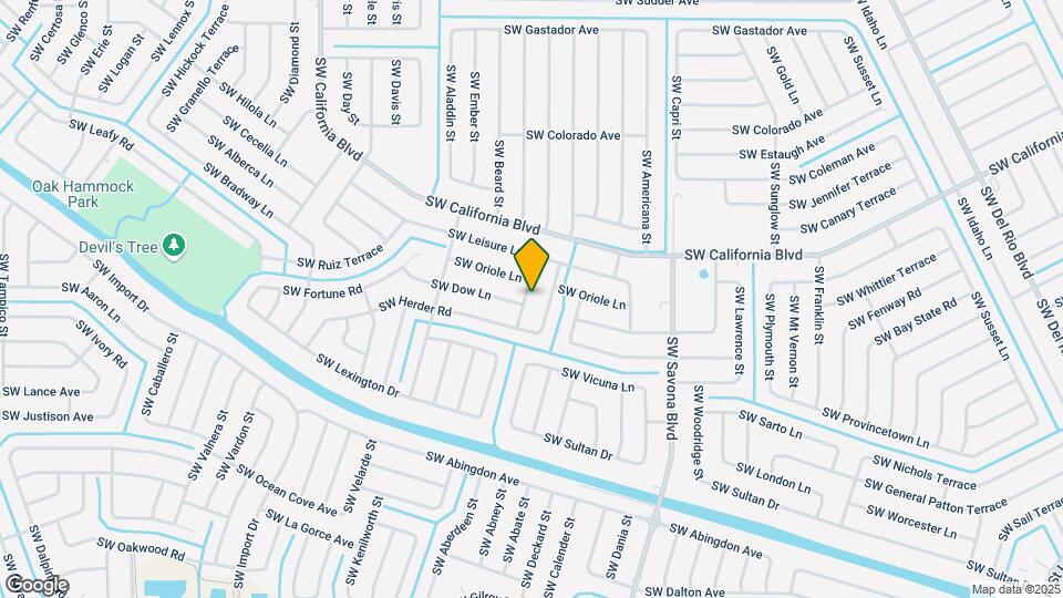 2243 SW Frisco Terrace Map and Location Details