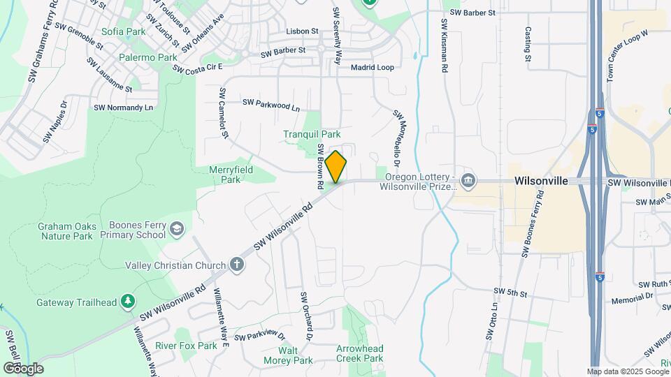 10460 SW Wilsonville Rd Map and Location Details