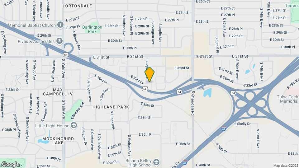 5952 E 33rd Ct Map and Location Details
