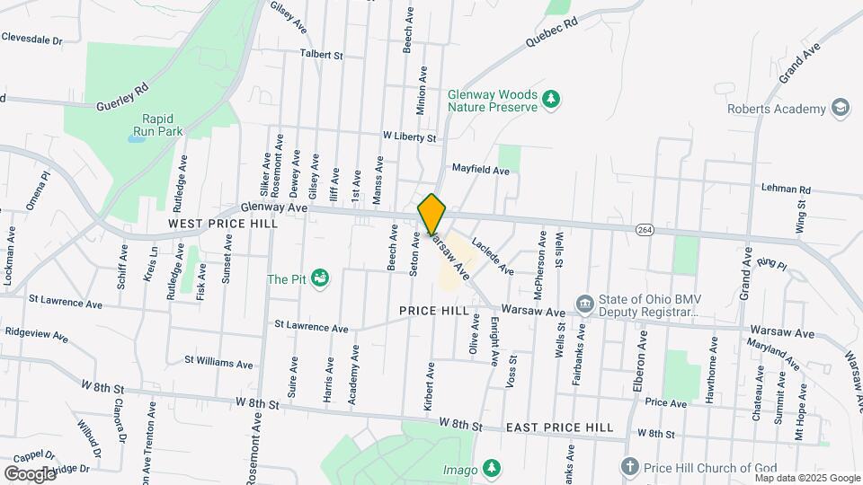 3761-3763 Warsaw Ave Map and Location Details