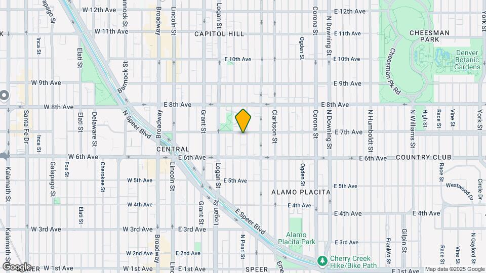 534 E 7th Ave Map and Location Details