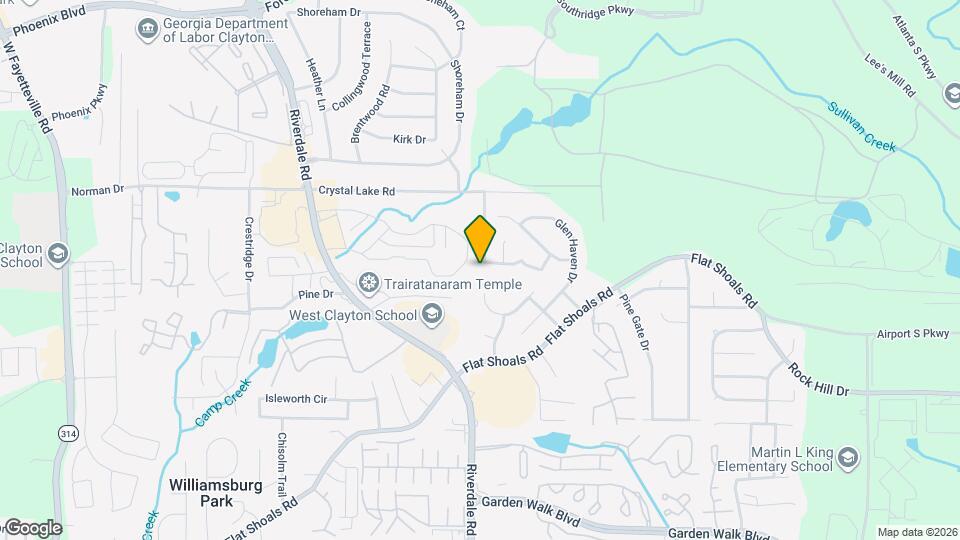 1198 Brookstone Rd Map and Location Details