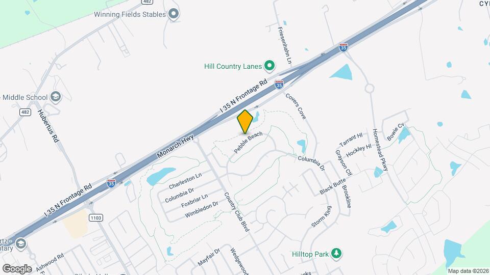 3741 Pebble Beach Map and Location Details