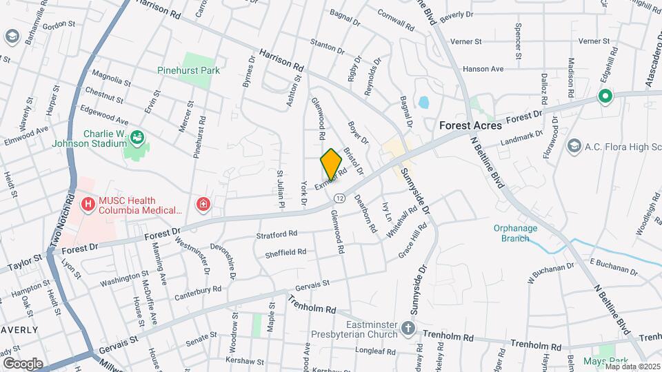 3004 Exmoor Rd Map and Location Details