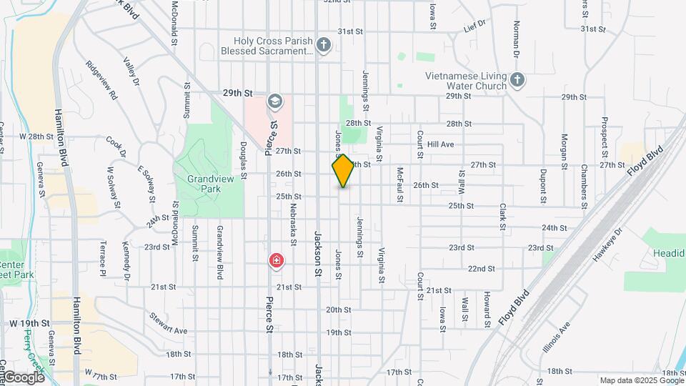 2512 Jones St Map and Location Details