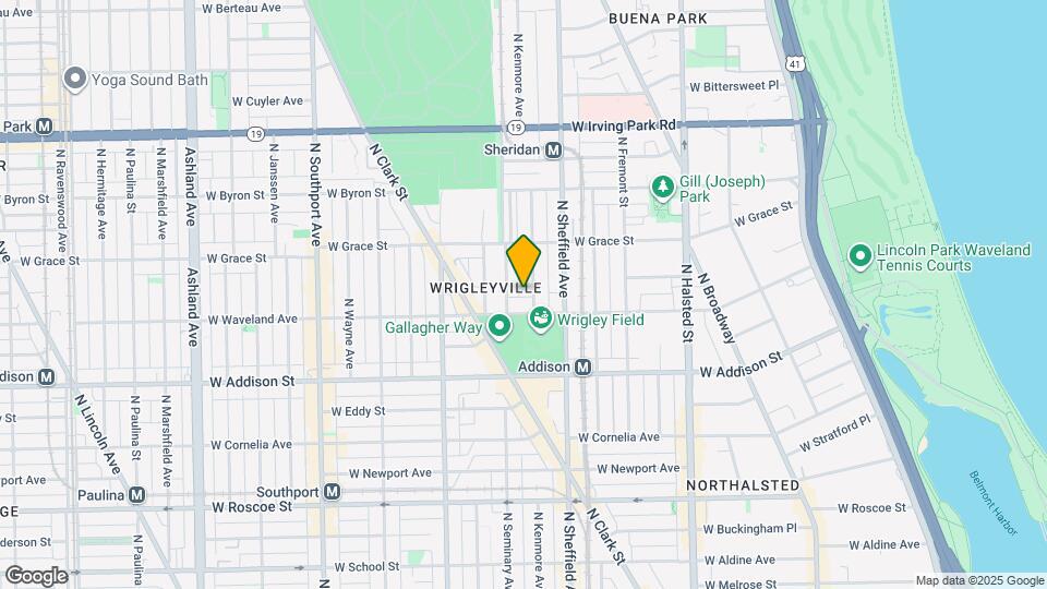 3716 N Kenmore Ave Map and Location Details